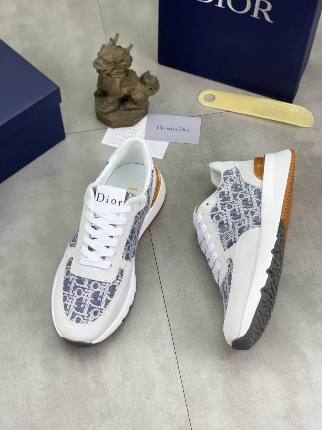 Men's Men's Shoes💰P440💰[New Style]🆘[Dior] 2025 Dior Original Lace-up Low-top Men's Shoes Classic casual shoes 🔥This model is the official classic model with high quality and made by famous original designers. It is made of high-quality cowhide with original materials➕comfortable and breathable mesh lining➕pigskin insole. The perfect last shape and generous and fashionable design have attracted many consumers and are suitable for drivers to drive🚗. What you want is the best quality in the market. Color: 4️⃣Color Code number: 38--44 (45 customized)